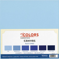Набір текстурного кардстока Blue Tones, 30 * 30 см, 6 шт, 216 г / м2 від My Mind's Eye