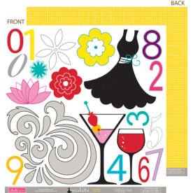 Двусторонняя бумага Socialite 30х30 см от Bella Blvd