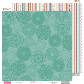 Двосторонній папір Circle of Love 30х30 см від Bella Blvd