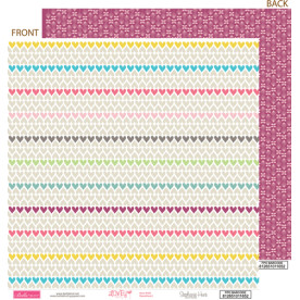 Двосторонній папір Sweetheart 30х30 см від Bella Blvd