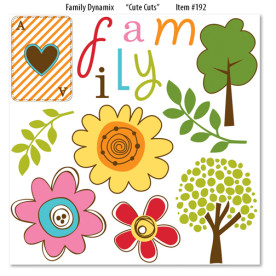 Двусторонняя бумага Family Dynamix 30х30 см от Bella Blvd