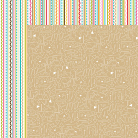 Двусторонняя бумага GPS 30х30 см от Bella Blvd