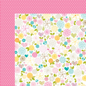 Двосторонній папір Esther Fleming Floral 30х30 см від Bella Blvd