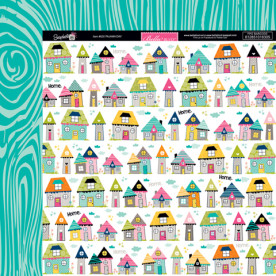 Двосторонній папір Pajama Day 30х30 см від Bella Blvd