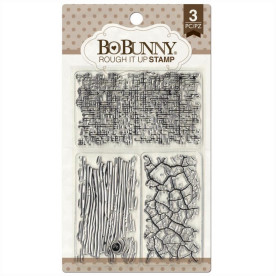 Набор акриловых штампов в упаковке Rough It Up, 3 шт, Bo Bunny