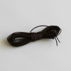 Вощеный шнур темно-коричневого цвета 5 м