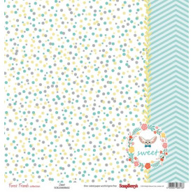 Одностороння відмова папір Газон, 30 * 30 см, 190 г / м2 від ScrapBerry's