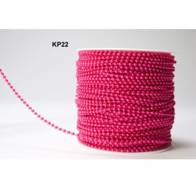 Нитка перлин малинового кольору May Arts, 90 см