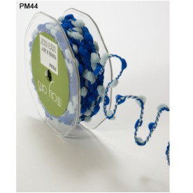 Стрічка з помпонами на дроті Pom Poms Royal Blue від May Arts, 90 см