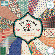 Набор бумаги Moroccan Spice, размер 30*30 см, 16 листов от First Edition