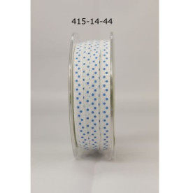 Репсовая лента Mini Dot Turquoise от May Arts, 90 см