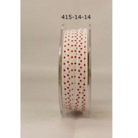 Репсовая лента Mini Dot Red от May Arts, 90 см