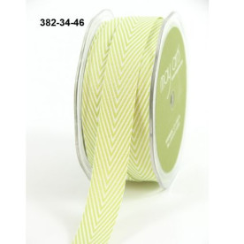 Стрічка Twill / Stripes Celery від May Arts, 90 см