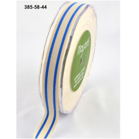 Стрічка ORGANIC COTTON / STRIPES PERIWINKLE від May Arts, 90 см