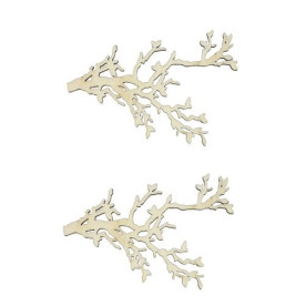Вырубки из дерева  Веточки 10*6,3 см  (уп. 2 шт.) от Scrapberry's