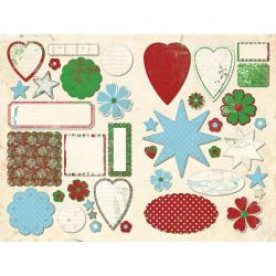 Набор высечек Paisley Sugarplum Tags, 40 шт от Daisy D's