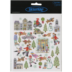 Набір наклейок Snow Play, 39 шт від Sticker King