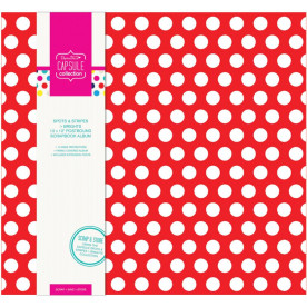 Альбом для скрапбукинга тканевый Brights 30x30 см, 10 файлов от Papermania 