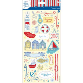 Лист с наклейками Ahoy There, 27 шт, Papermania