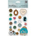 Резиновый штамп Mixed Buttons, 19 шт, Papermania