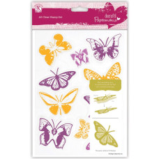 Набор акриловых штампов Butterflies, 10 шт, Papermania