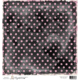 Папір для скрапбукінгу Pink Dot 30 * 30 см від Magnolia