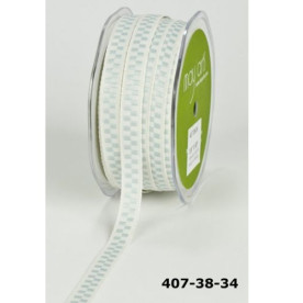Стрічка Wowen Check Light Blue від May Arts, 90 см