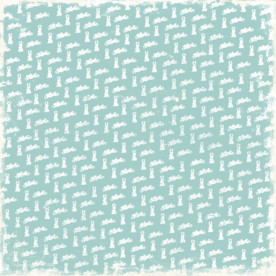 Папір для скрапбукінгу Turquoise Bunny 30 * 30 см від Magnolia