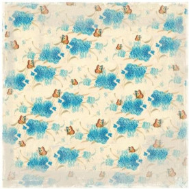 Папір для скрапбукінгу Blue Flowers 30 * 30 см від Magnolia
