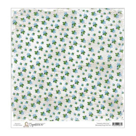 Бумага для скрапбукинга Blooming Forget Me Not 30*30 см от Magnolia