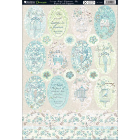 Набор высечек Elements Sky, 20,5*30,5 см от Kanban Crafts