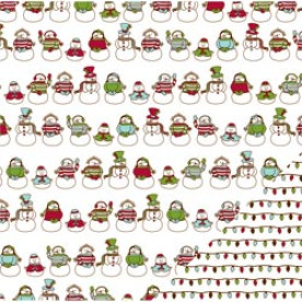 Двосторонній папір Snowman Family 30 * 30 см від American Crafts