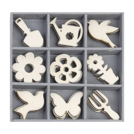 Набор мини-заготовок, Сад, 2х3 см, 9 шт, Knorr Prandell