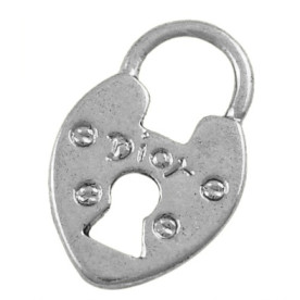 Металлическая подвеска "Замочек" 19х13 мм, 5 шт.