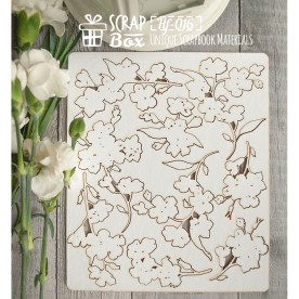 Чіпборд набір "Квіти", 135 * 145 мм від Scrapbox