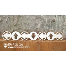 Чипборд бордюр "Стрелочки" , 20*140 мм от Scrapbox