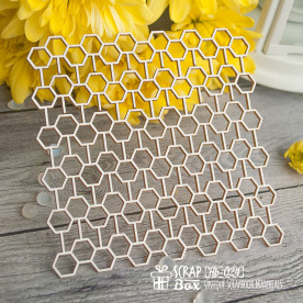 Чипборд соты, 100*100 мм от Scrapbox