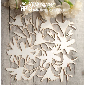 Чипборд "Лилии", 157*152 мм от Scrapbox