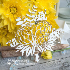 Чипборд Букет, 95*97 мм от Scrapbox