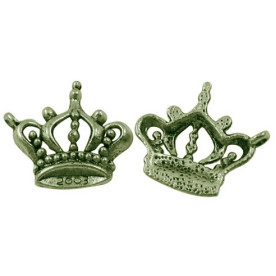 Металева підвіска "Корона" 20х22 мм, 3 шт.
