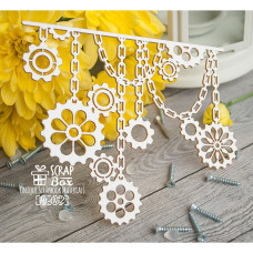 Чіпборд гірлянди стімпанк, 130 * 105 мм від Scrapbox