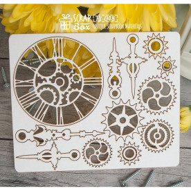 Чипборд часовой набор, 120х99 мм, Scrapbox