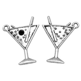 Металева підвіска "Келих" 23х30 мм, 1 шт.