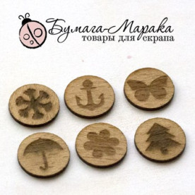 Бінго-фішки Набір №2, 1,6 * 1,6 мм, 6 шт