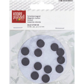 Набір магнітів, 12 шт, двосторонній, діаметр 12 мм, Knorr Prandell