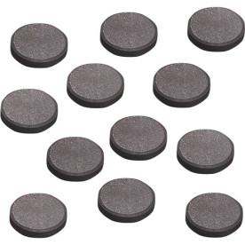 Набор магнитов, 12 шт, двусторонний, диаметр 19 мм, Knorr Prandell