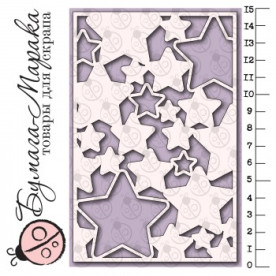 Чіпборд фон "Зоряне небо", 10 * 15 см 