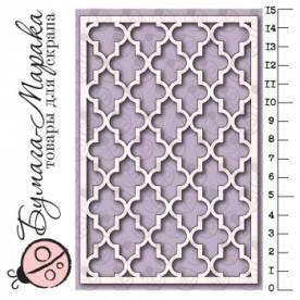 Чіпборд фон "Дамаск", 10 * 15 см