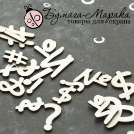 Чіпборд набір "Конфетті Значки" №1, 10 * 15 см, 28 шт