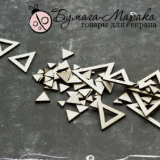 Чіпборд набір "Конфетті Трикутники" №1,10 * 15 см, 10 шт